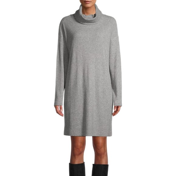 WEEKEND SALE ONLY!! Time and Tru Women's Cowlneck Dress - Picture 1 of 4